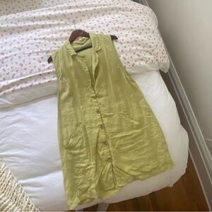 Free People Linen Blazer Dress